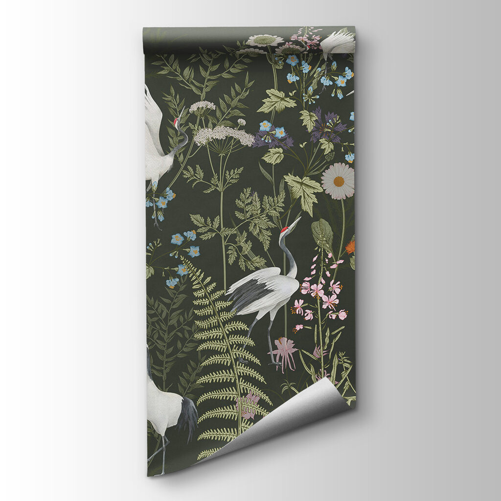 Oiseaux et fleurs sauvages — vue du produit