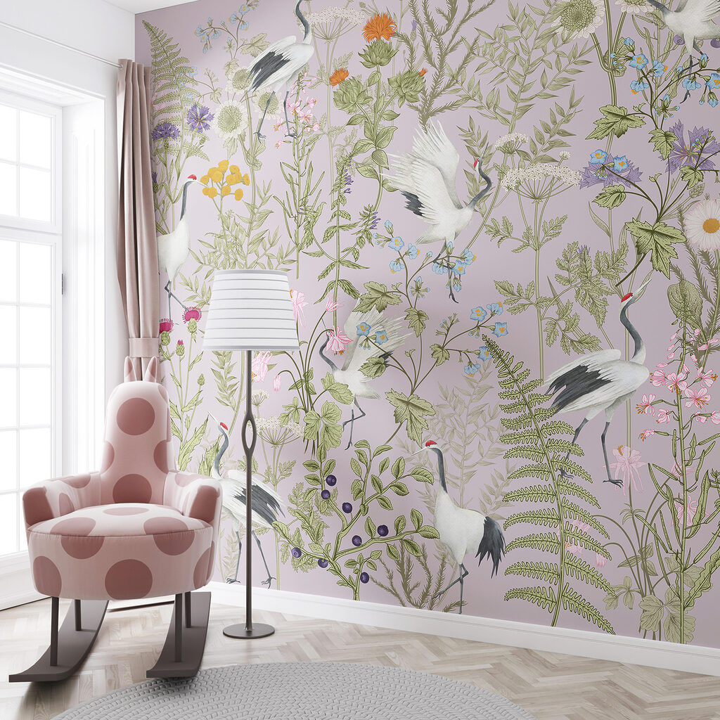 Oiseaux et fleurs sauvages — intérieur 2