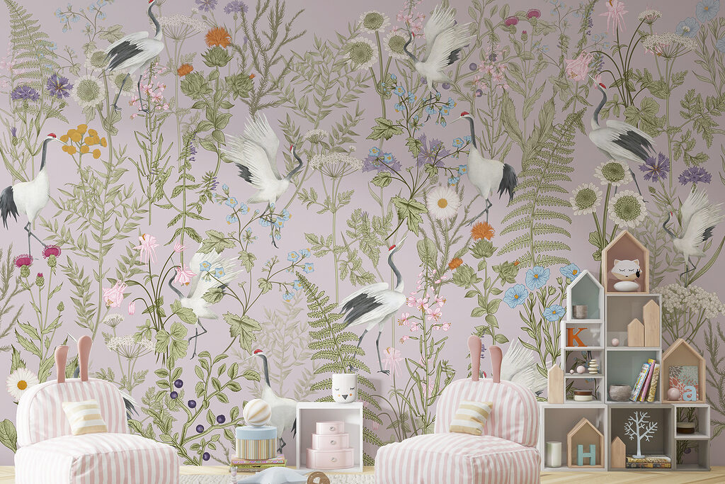 Oiseaux et fleurs sauvages — intérieur 3