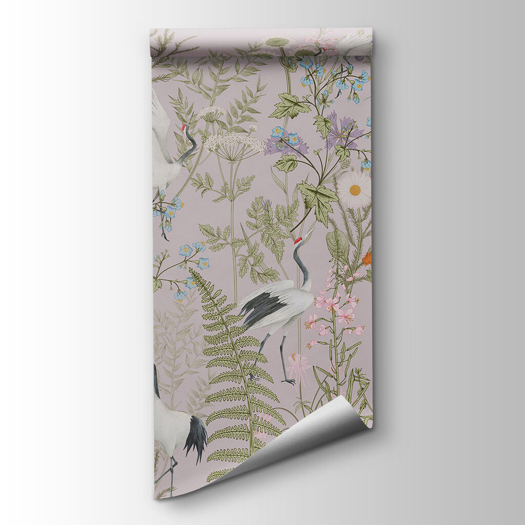 Oiseaux et fleurs sauvages — vue du produit