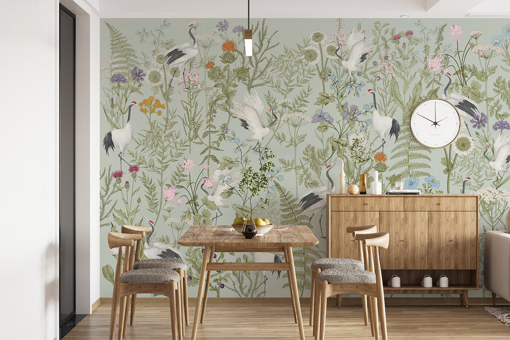 Oiseaux et fleurs sauvages — intérieur 3