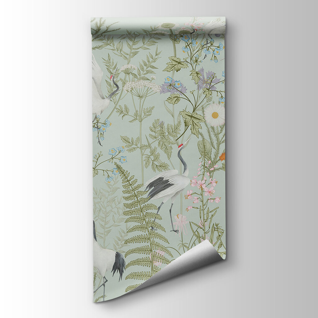 Oiseaux et fleurs sauvages — vue du produit