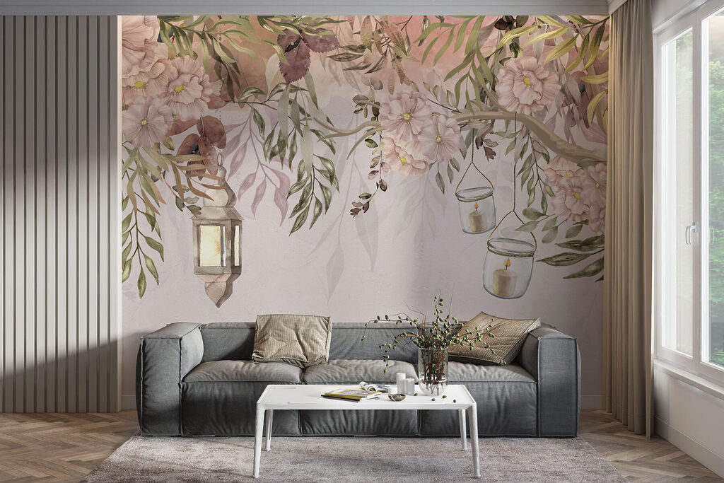 Fleurs et lanternes — intérieur 3