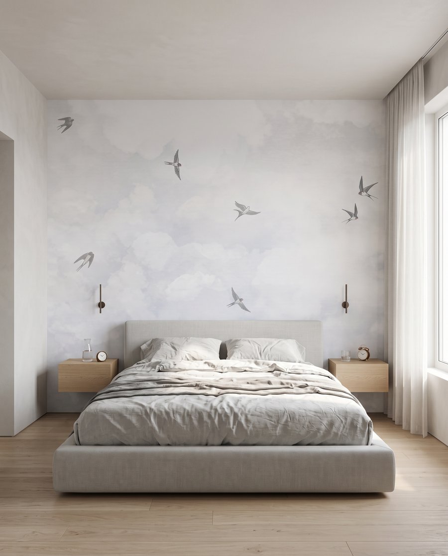 Oiseaux entre les nuages — intérieur 2