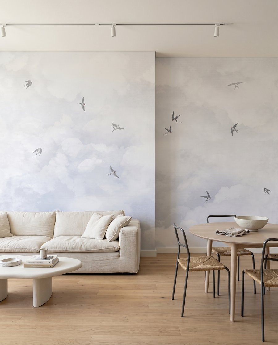 Oiseaux entre les nuages — intérieur 3