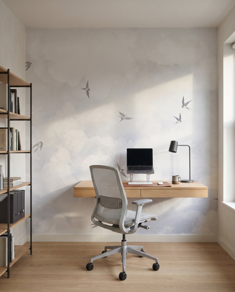 Oiseaux entre les nuages — intérieur 4