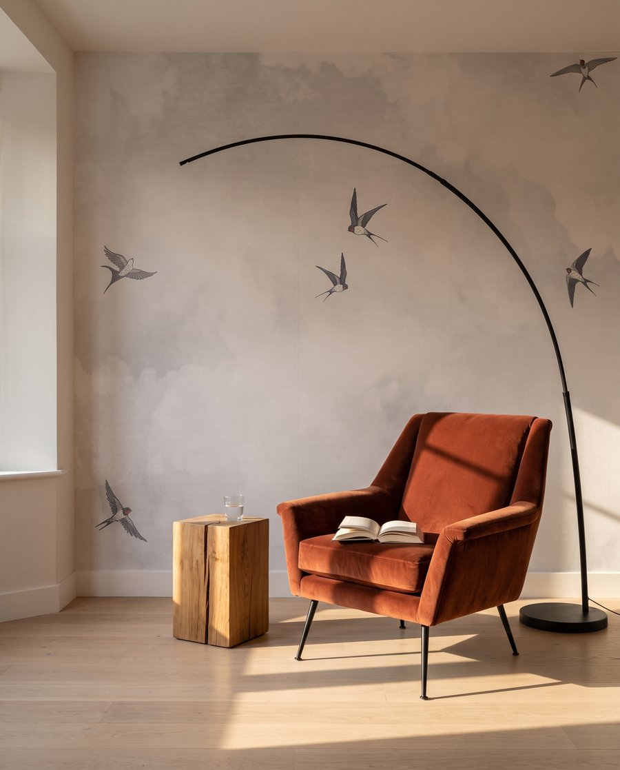 Oiseaux entre les nuages — intérieur 3