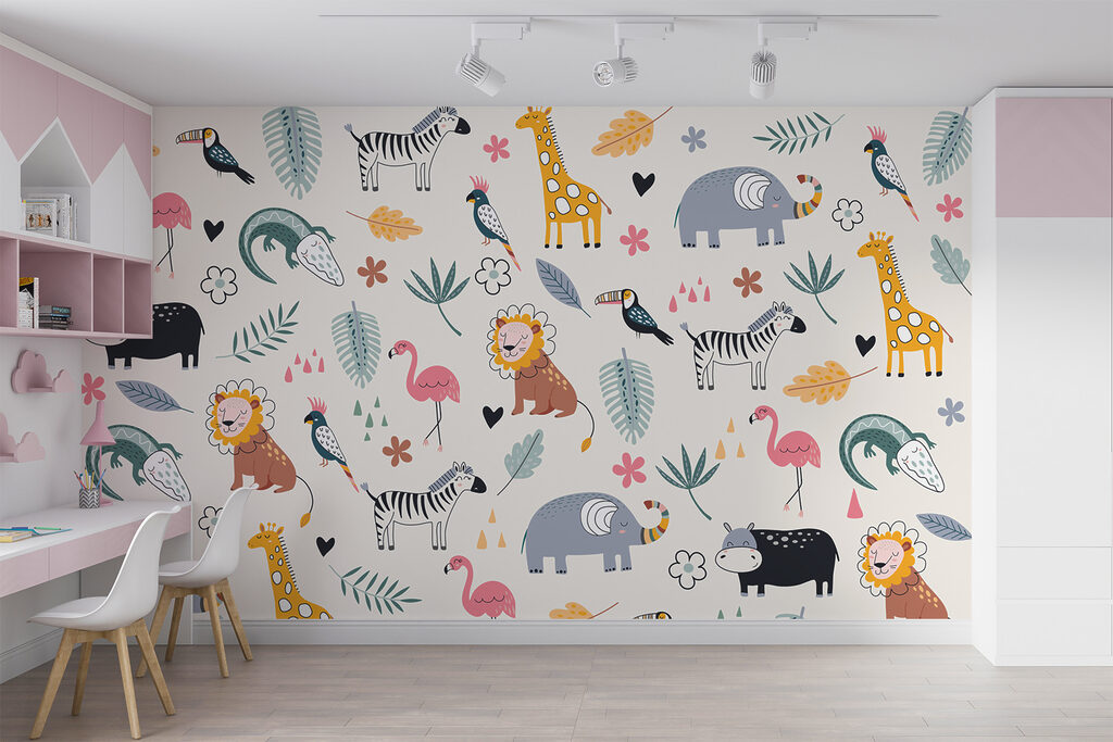 Animaux parmi les plantes — intérieur 1