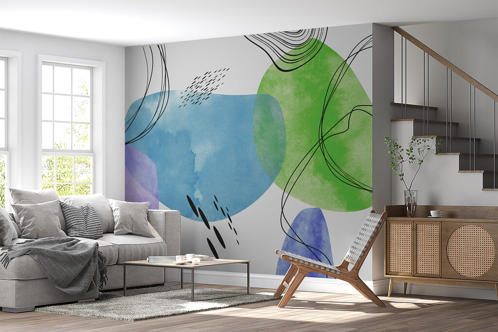 Couleurs et traits noirs — intérieur 1