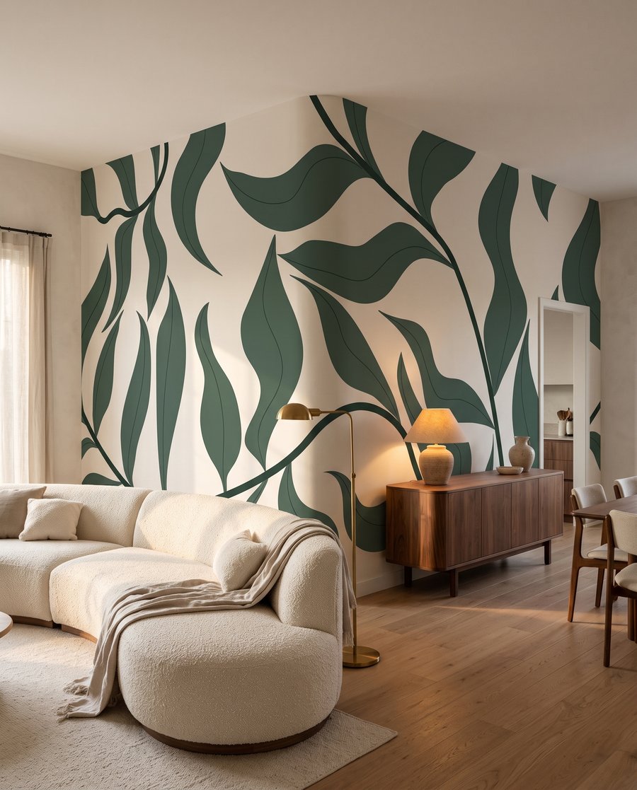 Rameaux en rubans ondulés — intérieur 3