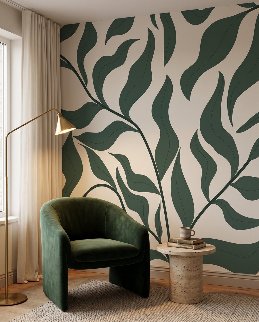 Rameaux en rubans ondulés — intérieur 4