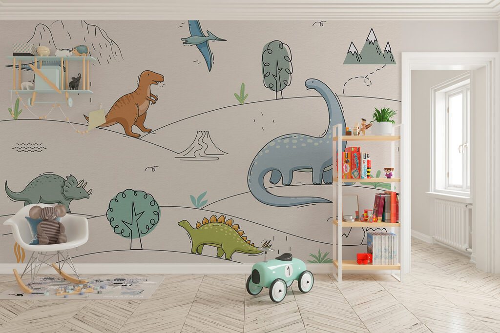 Dinosaures et montagnes — intérieur 2