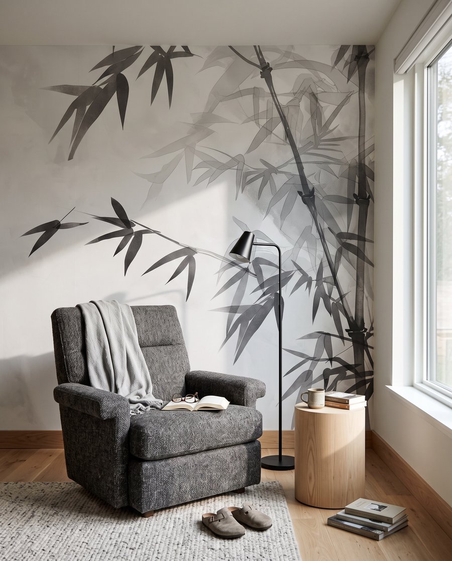 Bambou dans la lumière — intérieur 3