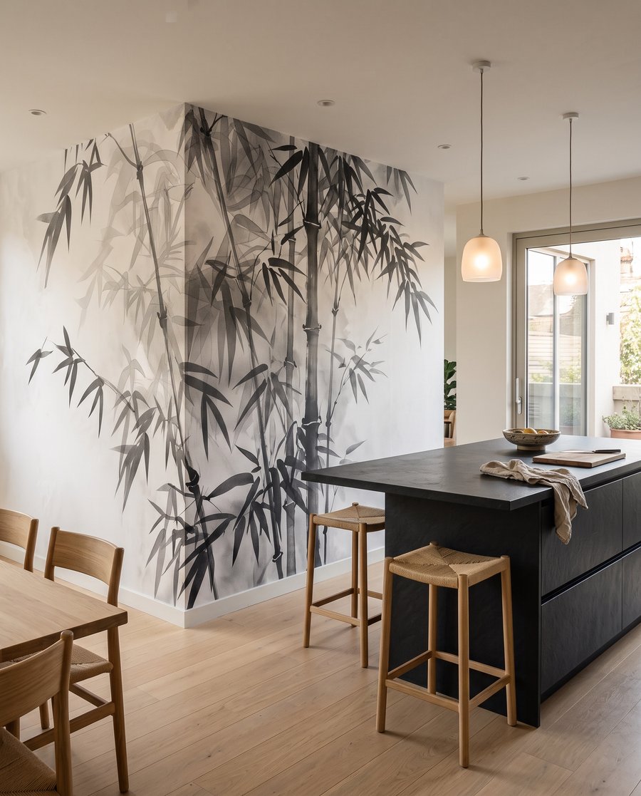 Bambou dans la lumière — intérieur 4