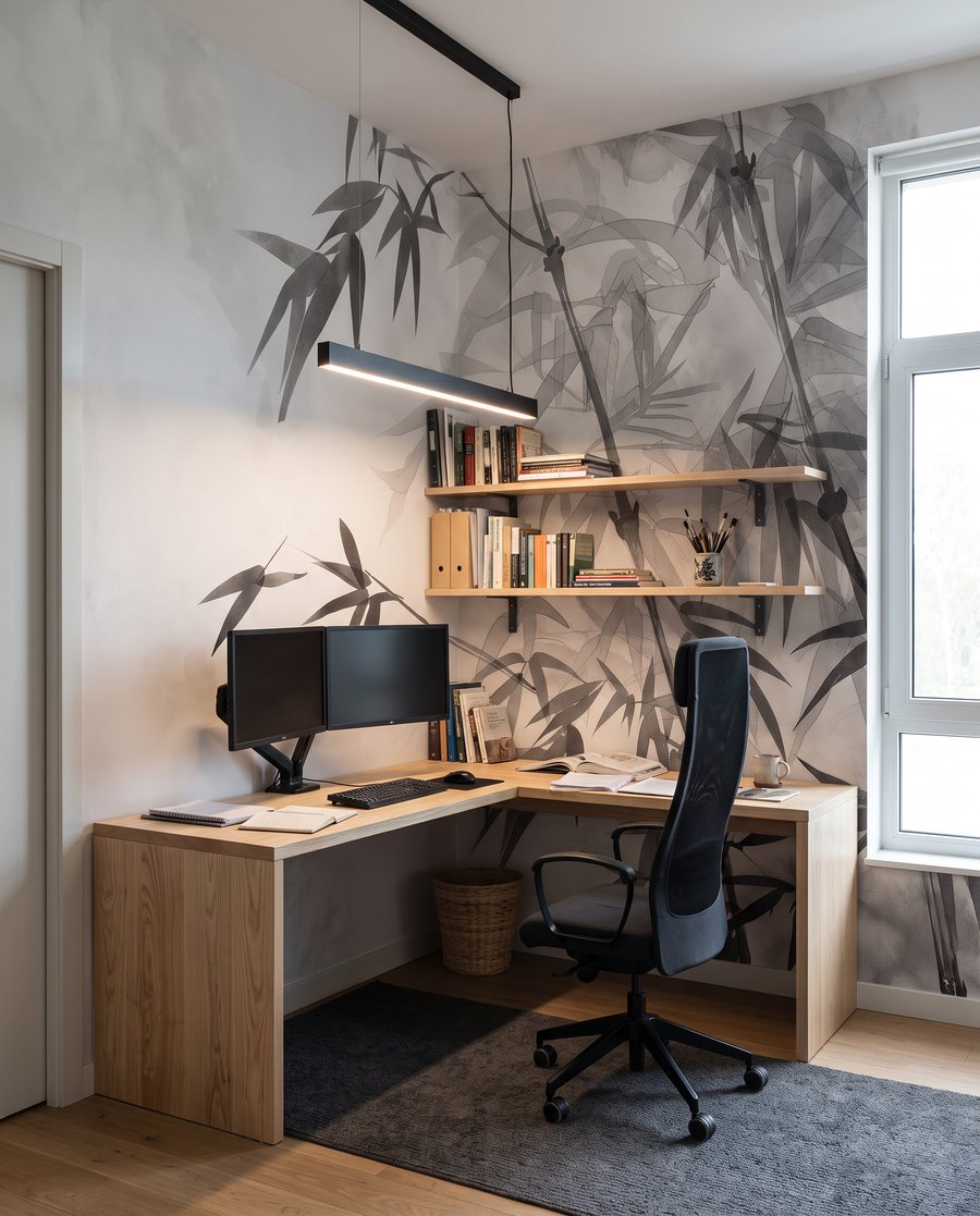 Bambou dans la lumière — intérieur 5