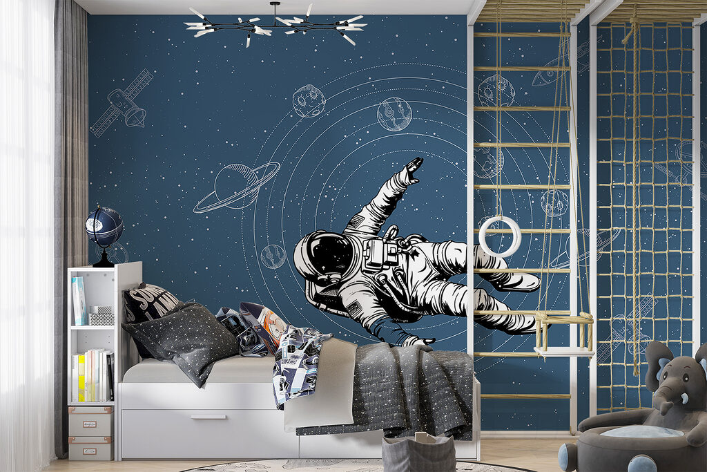 Astronaute entre les orbites — intérieur 1