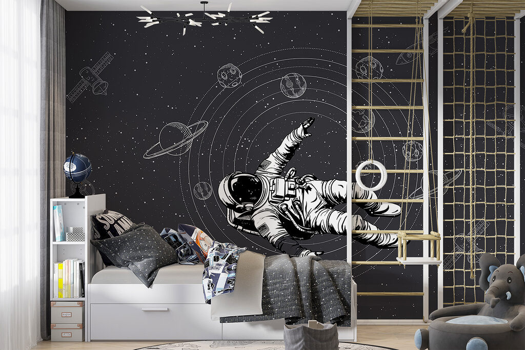 Astronaute entre les orbites — intérieur 1