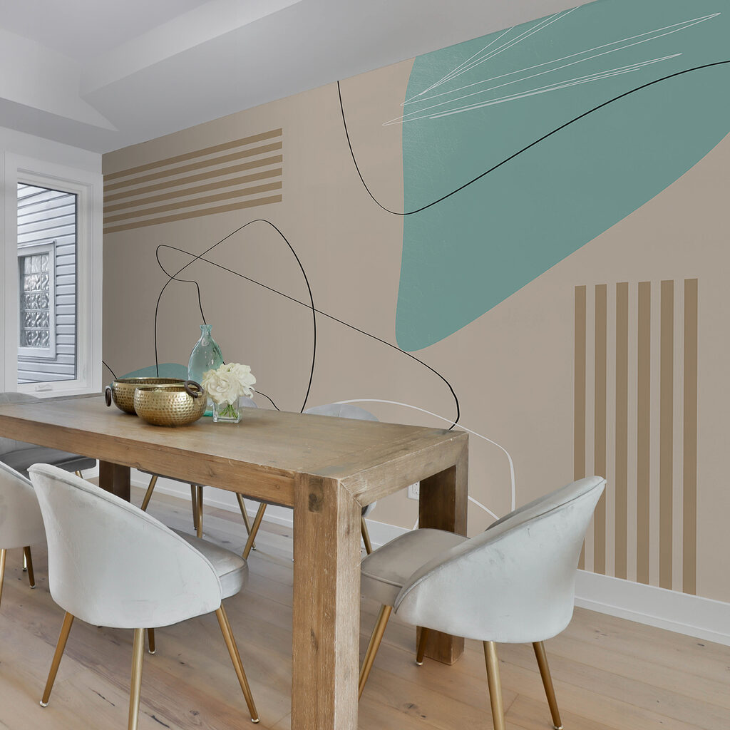 Lignes et taches colorées — intérieur 2