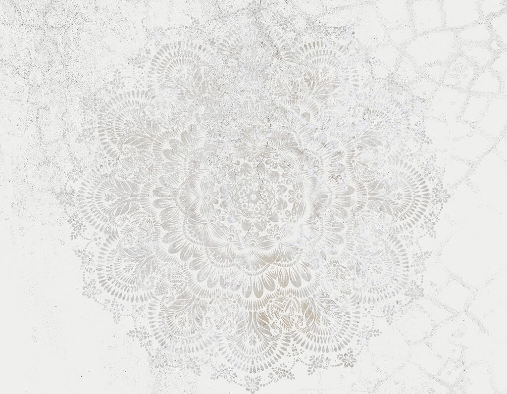 Rosaces blanches — motif complet