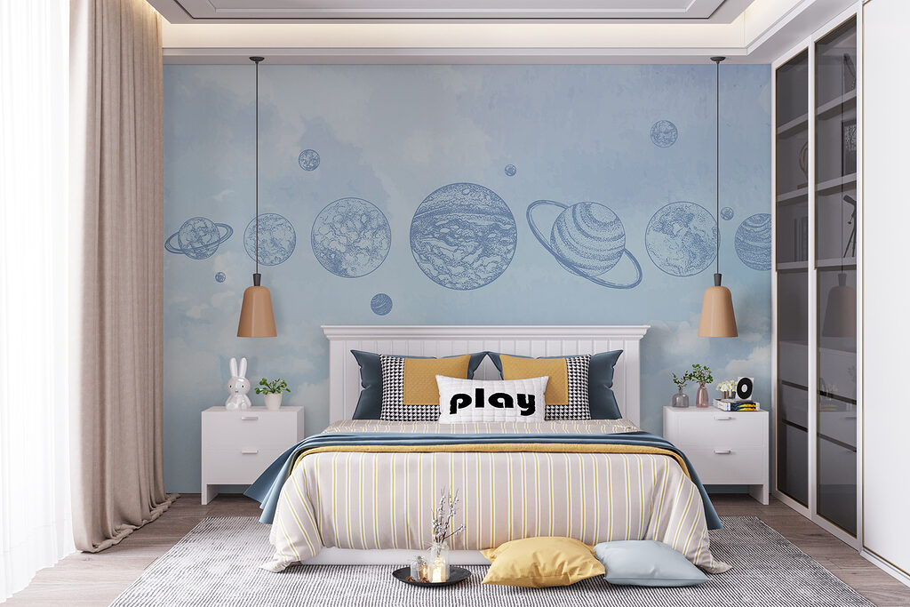 Planètes dans le ciel — intérieur 1