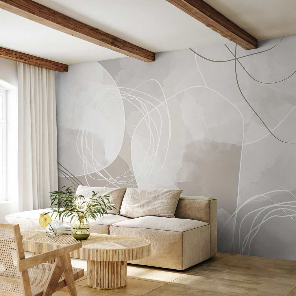 Lignes en boucles libres — intérieur 2