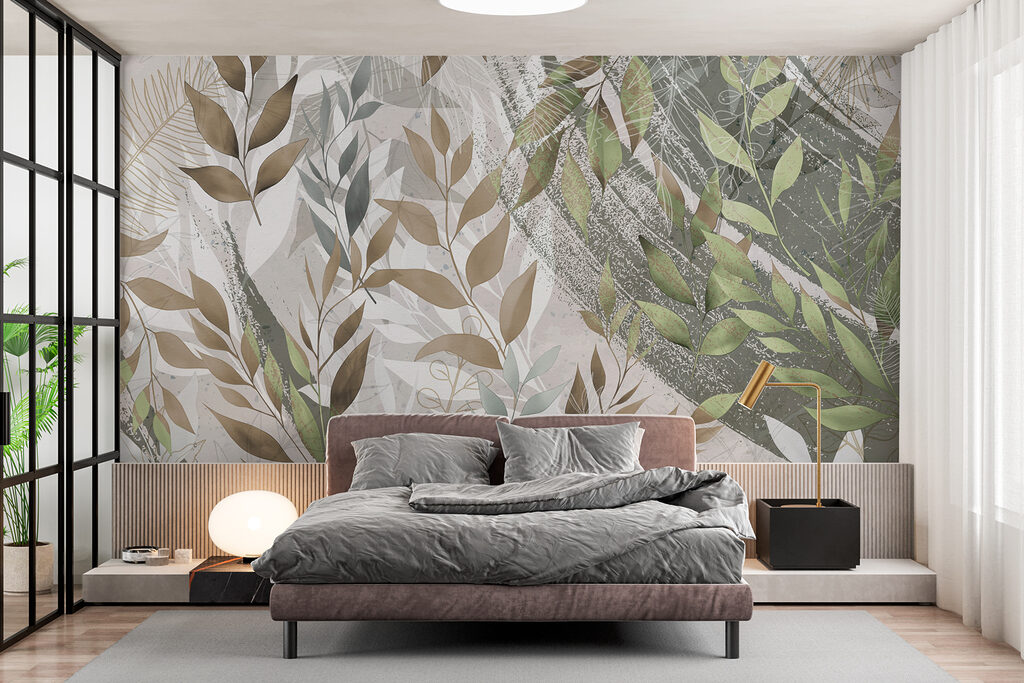 Rameaux sur fond brut — intérieur 2