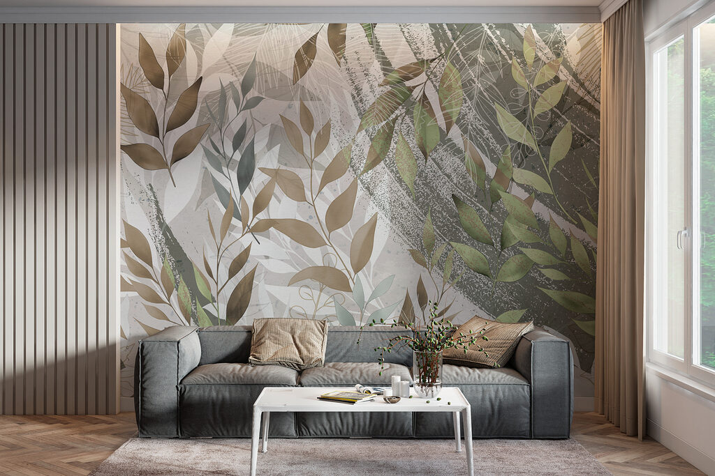Rameaux sur fond brut — intérieur 4