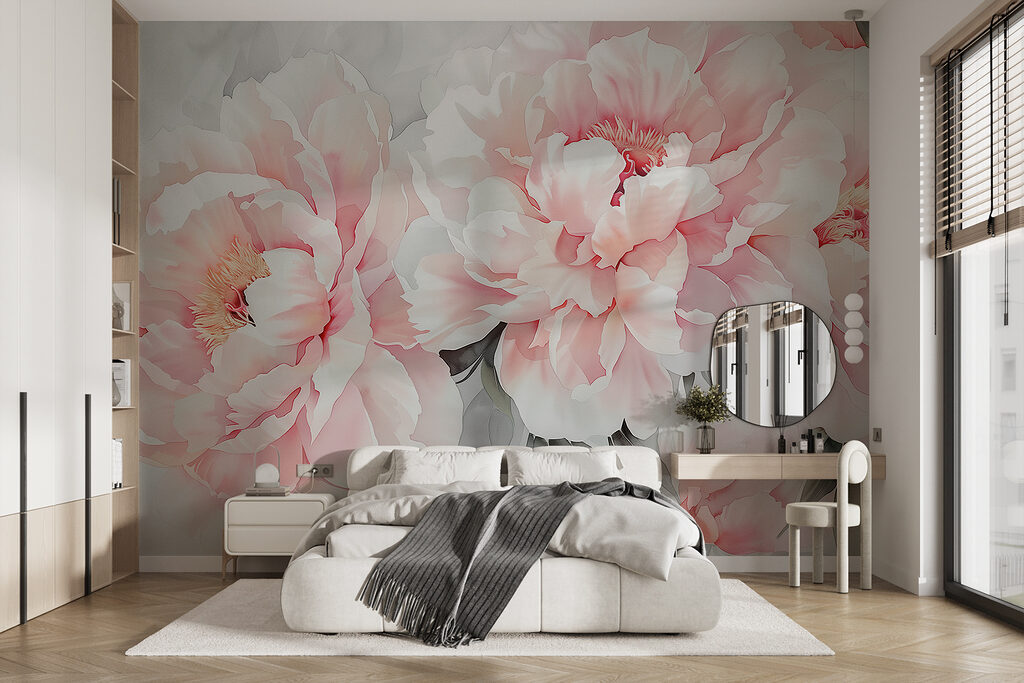 Fleurs roses délicates — intérieur 1