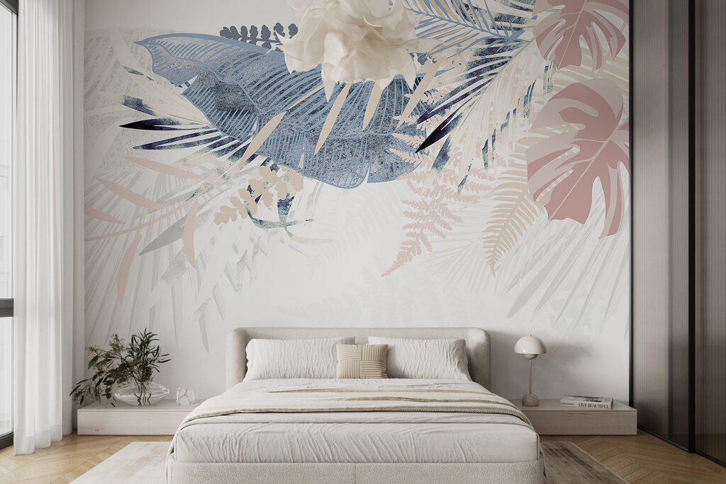 Feuilles tropicales retombantes — intérieur 1