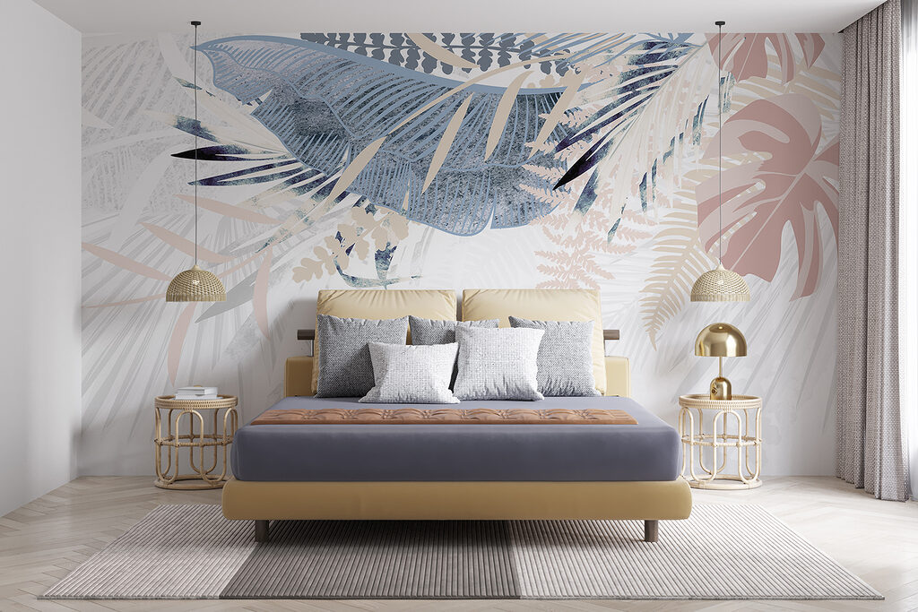 Feuilles tropicales retombantes — intérieur 2