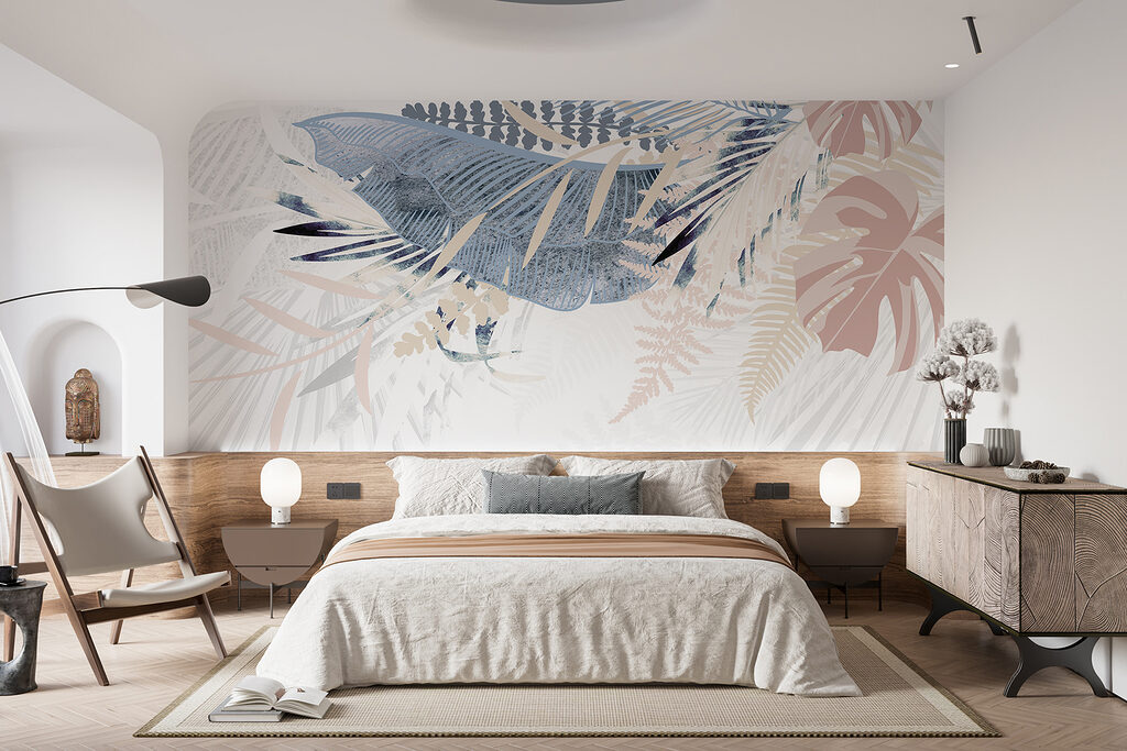 Feuilles tropicales retombantes — intérieur 3