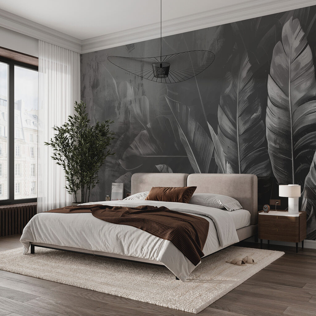 Feuillage monochrome — intérieur 1