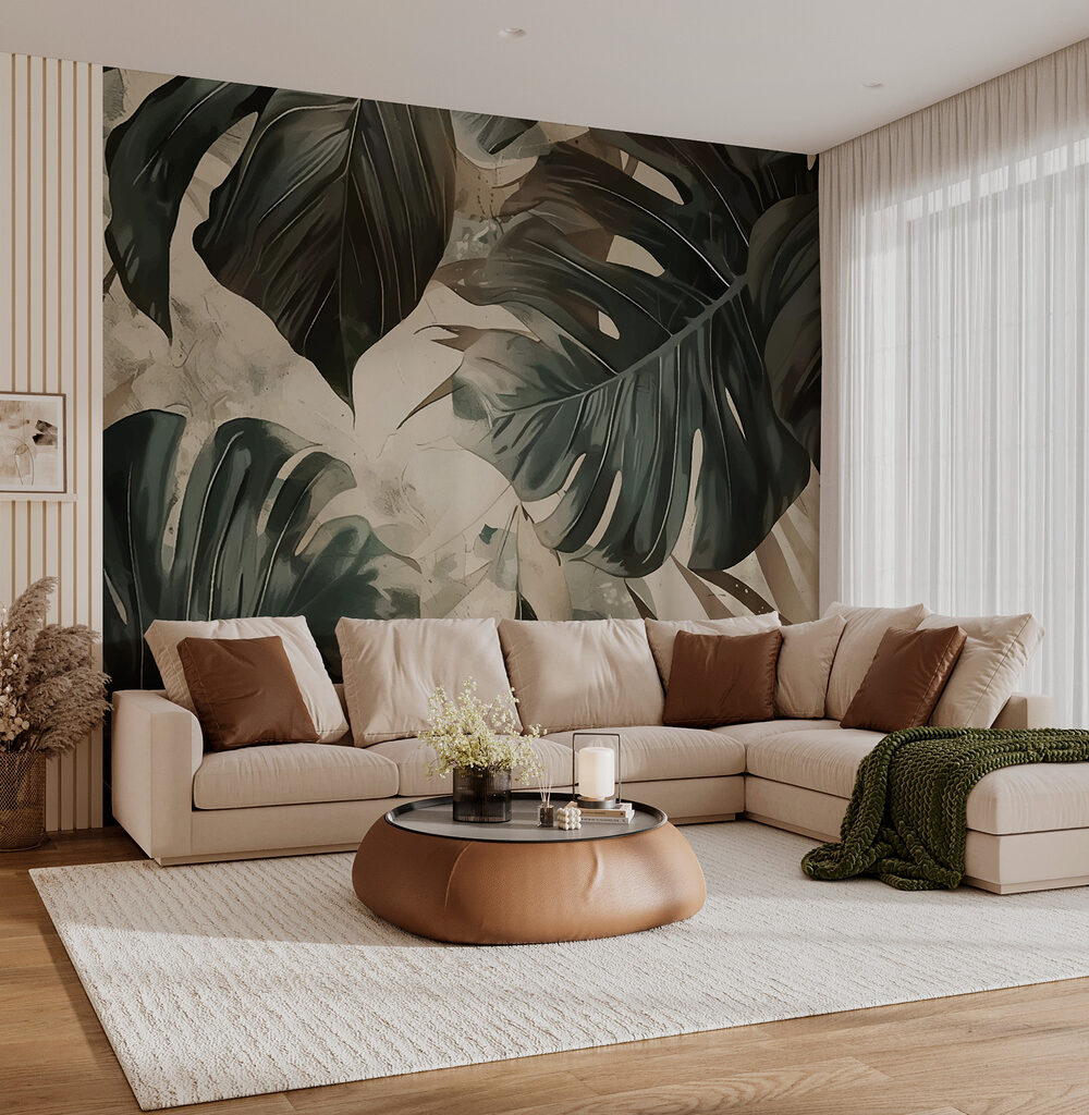 Feuillage à larges touches — intérieur 1