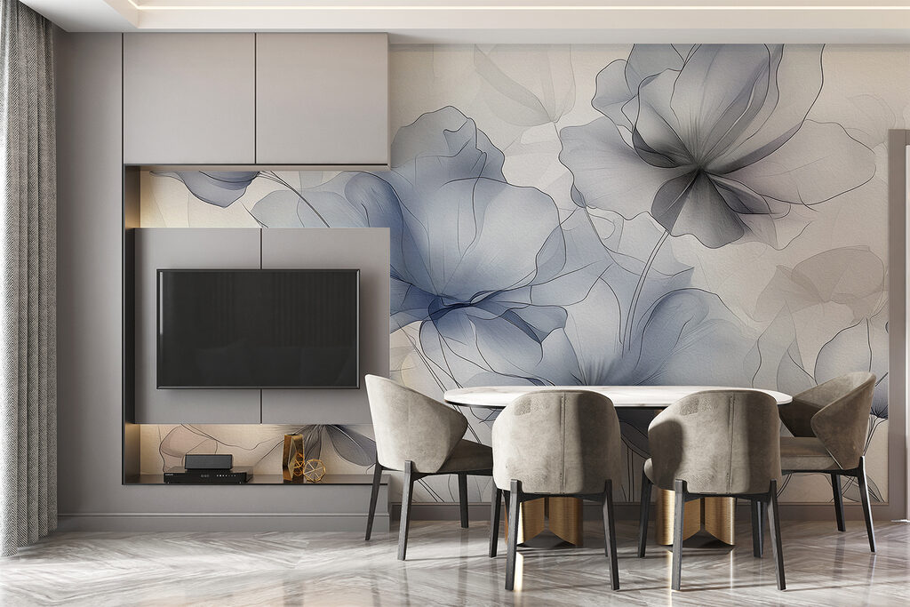Fleurs aux contours sombres — intérieur 3