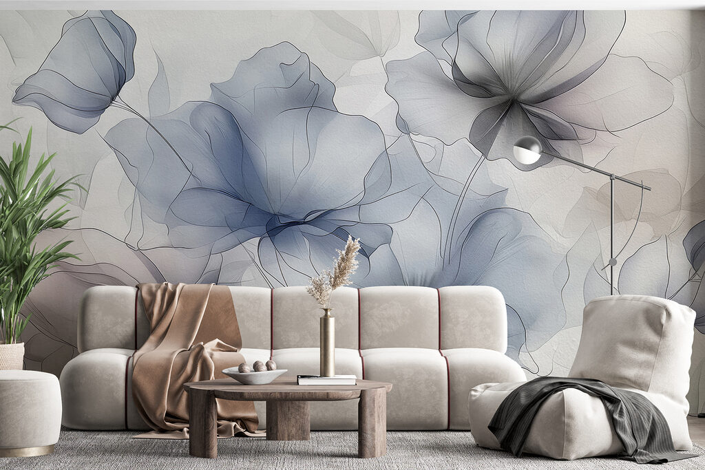 Fleurs aux contours sombres — intérieur 2