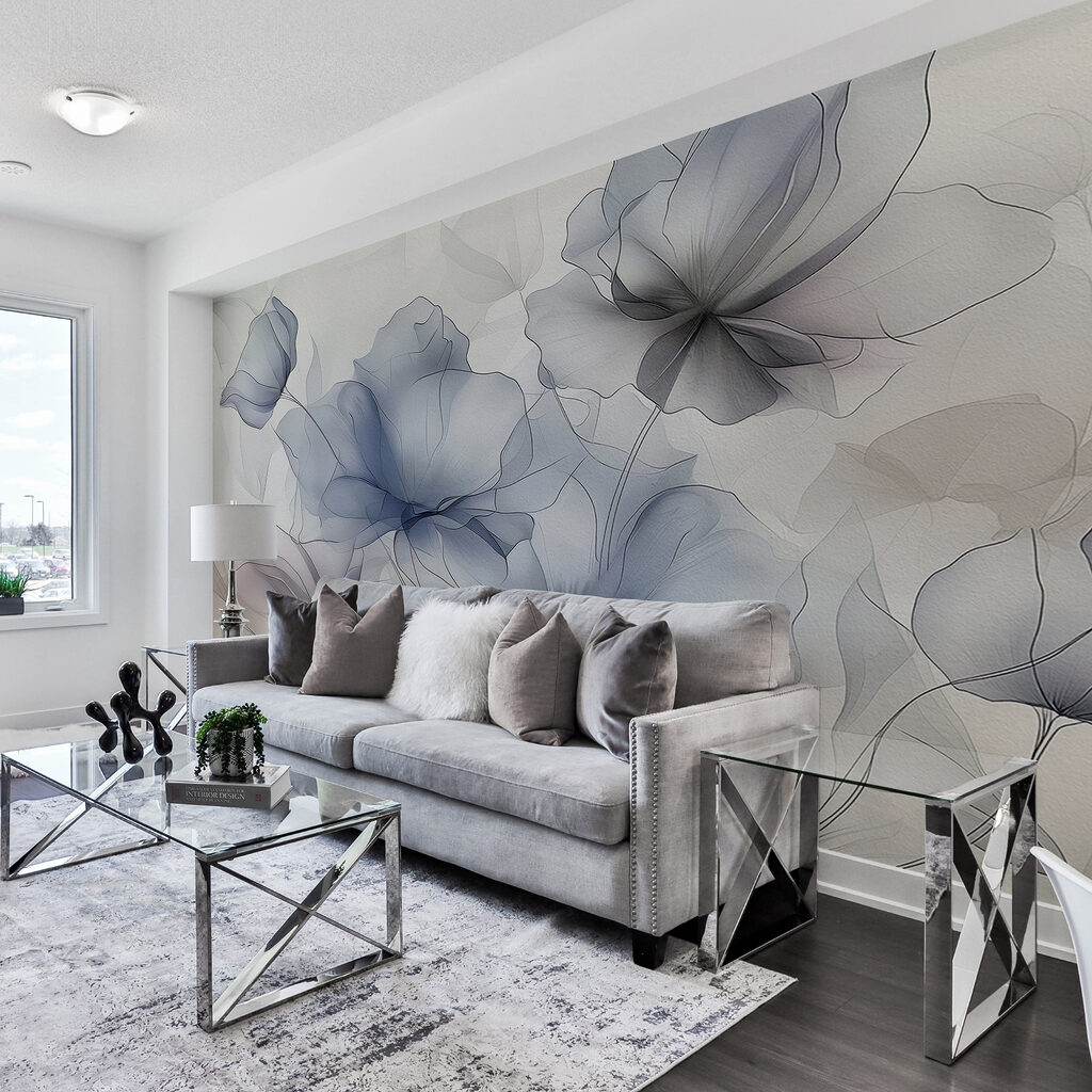 Fleurs aux contours sombres — intérieur 1