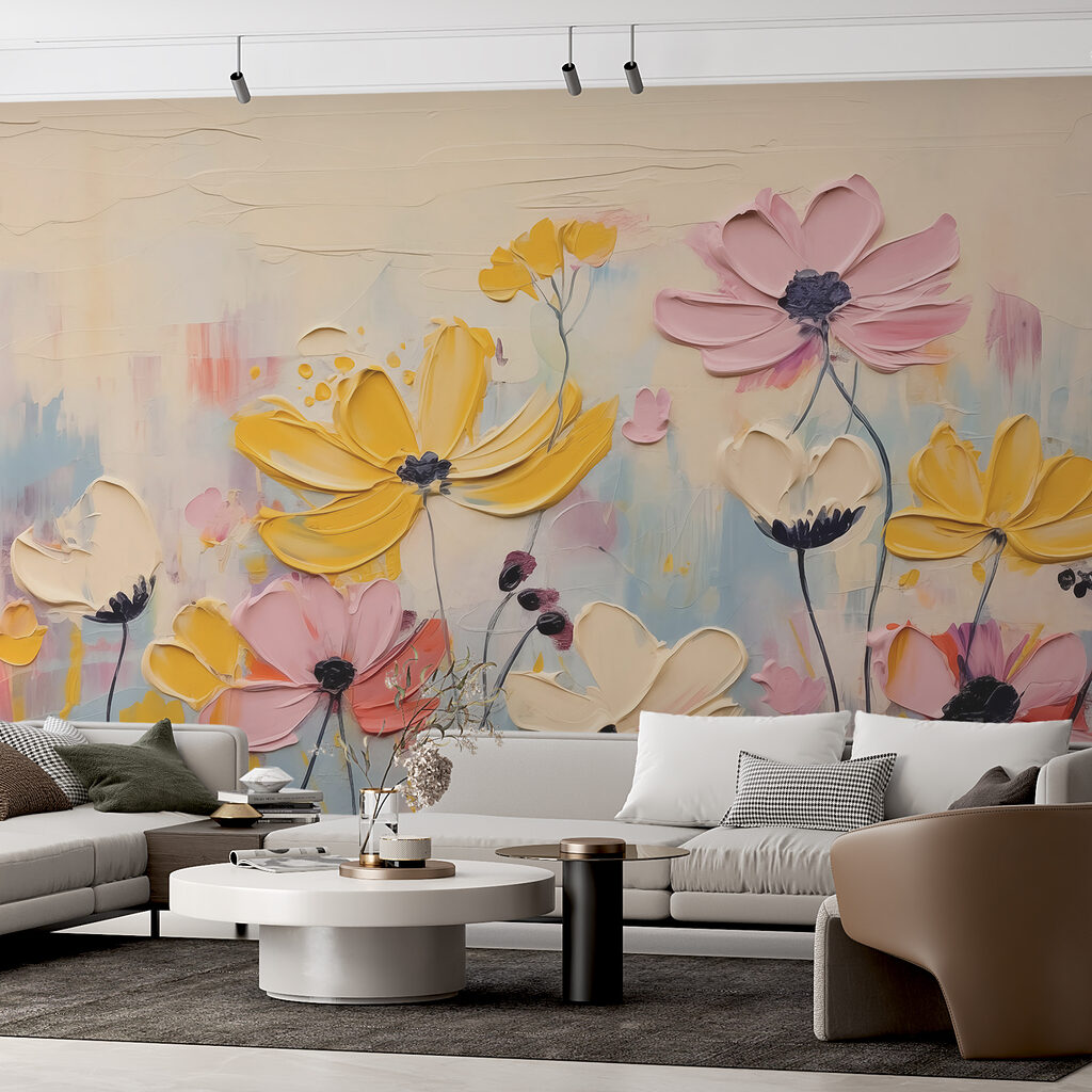 Fleurs sur longues tiges — intérieur 1