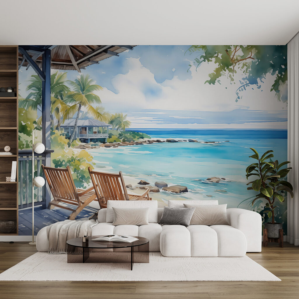 Terrasse sur la mer — intérieur 1