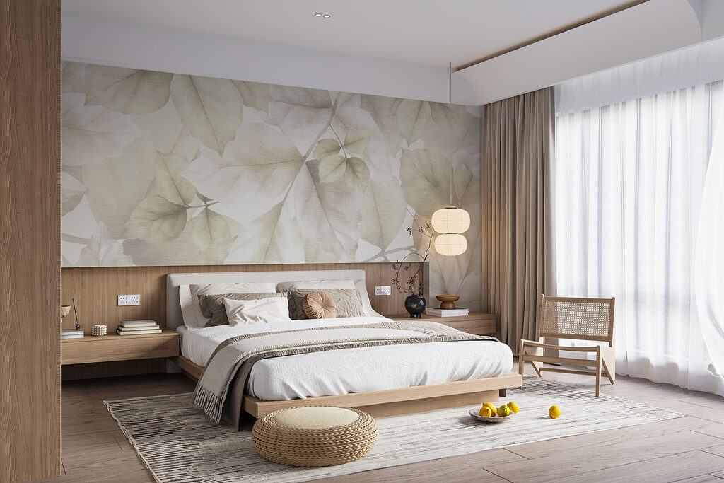 Feuilles en ombres translucides — intérieur 1