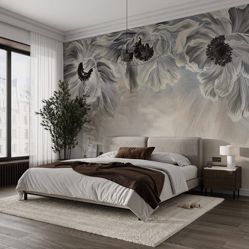Fleurs en surplomb — intérieur 1
