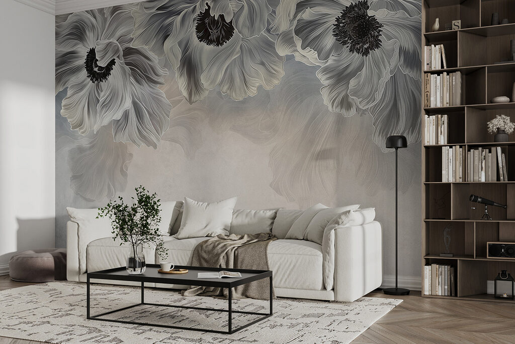 Fleurs en surplomb — intérieur 2