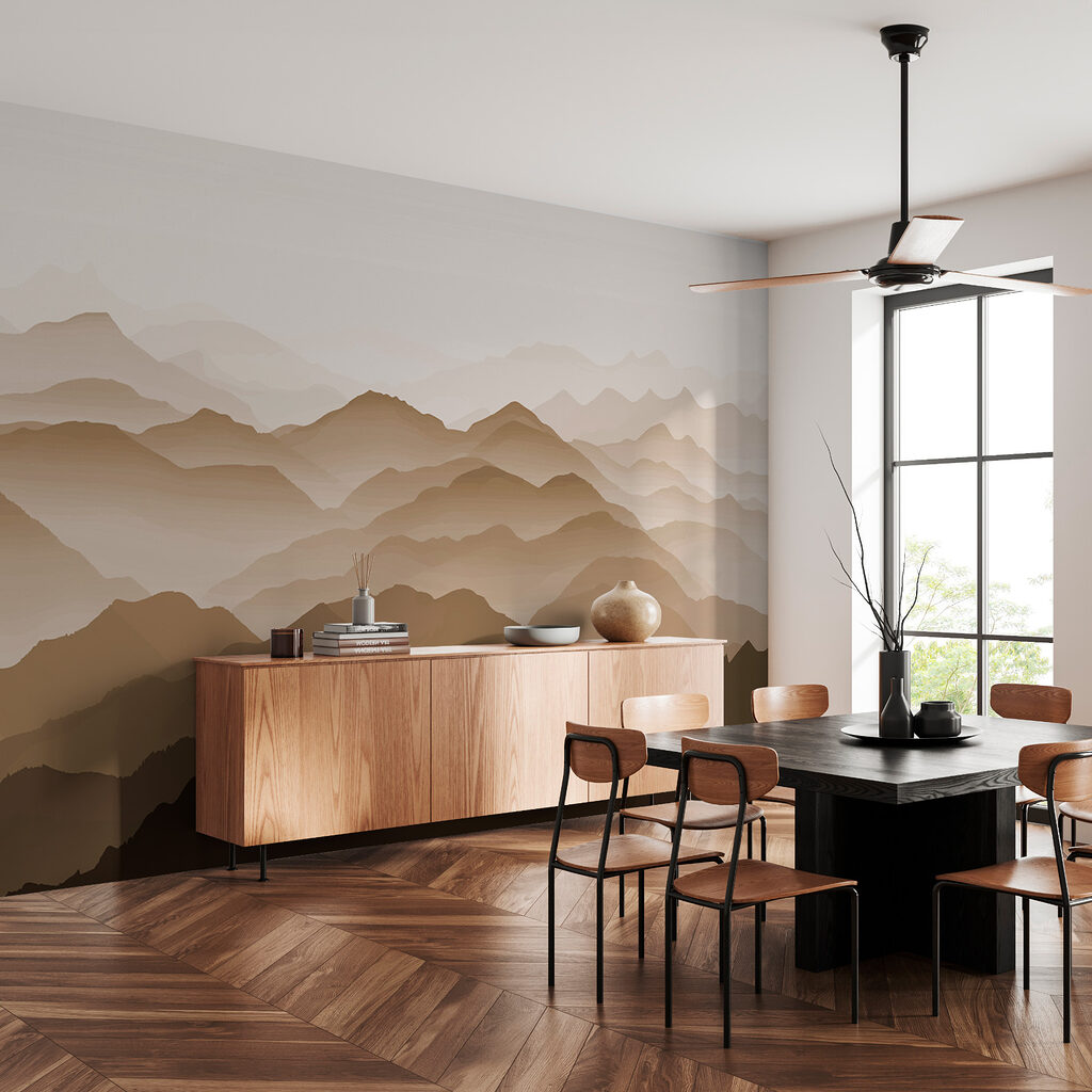 Montagnes au loin — intérieur 1
