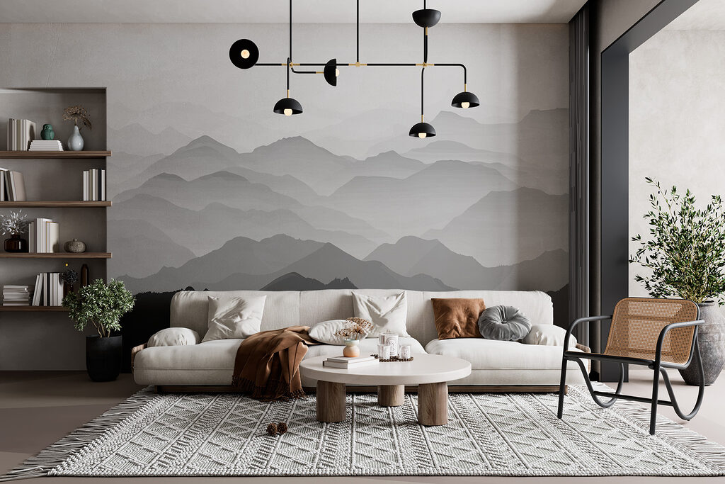 Montagnes au loin — intérieur 1