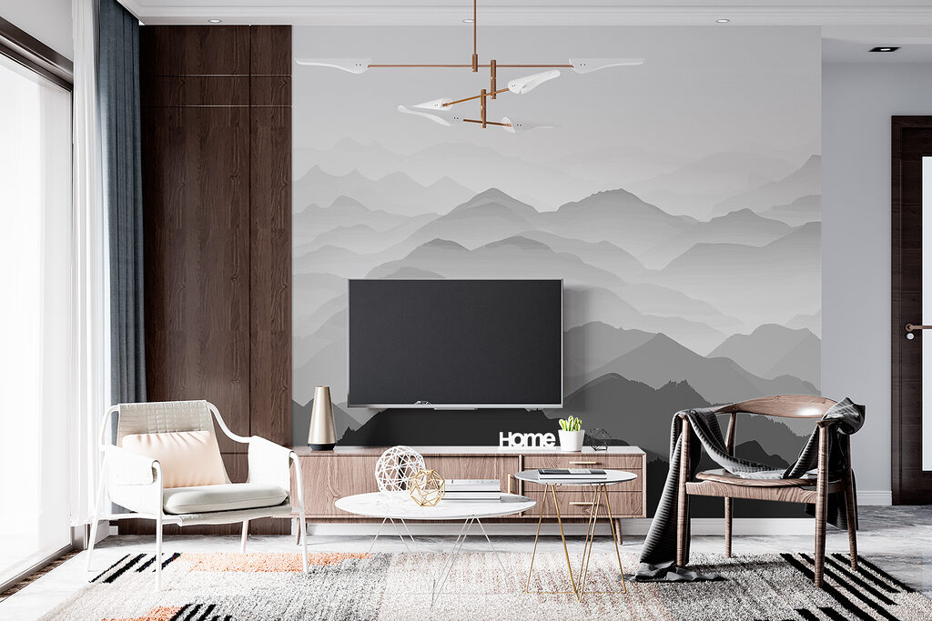 Montagnes au loin — intérieur 2