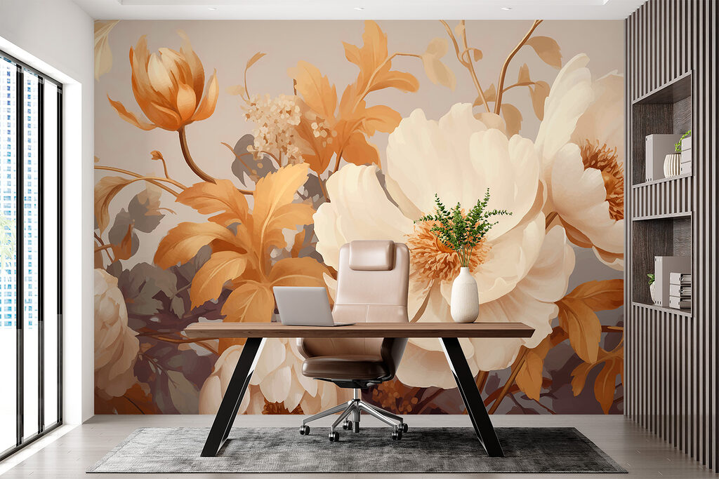 Fleurs aux tons chauds — intérieur 3