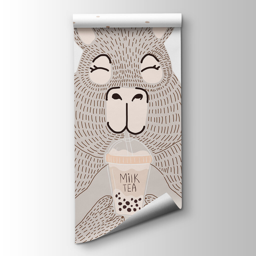 Animal et sa boisson — vue du produit