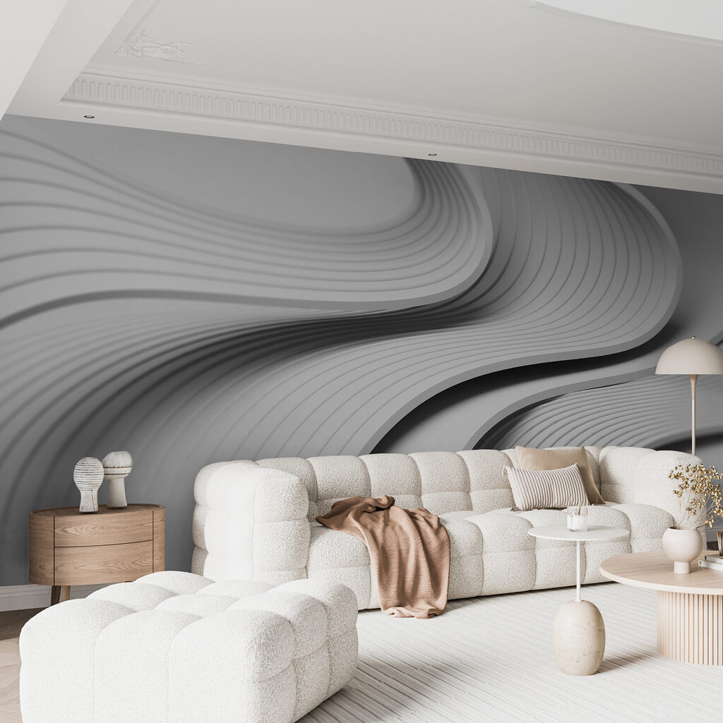Plis en courbes fluides — intérieur 2