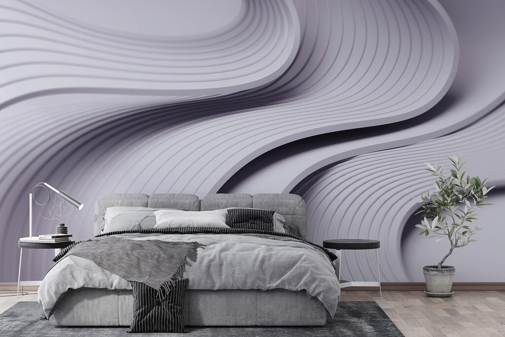 Plis en courbes fluides — intérieur 1