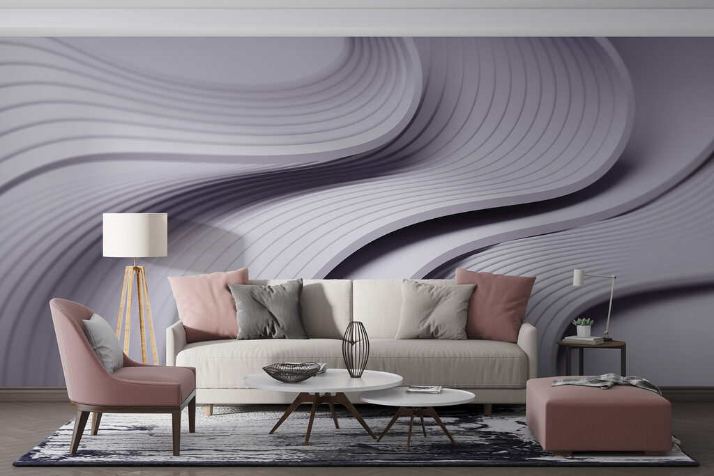 Plis en courbes fluides — intérieur 2