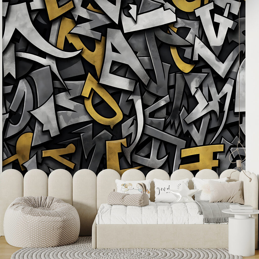 Lettres en couches sombres — intérieur 2